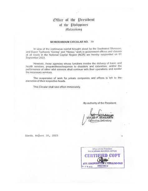 less grave offense|MEMORANDUM CIRCULAR NO. 30s.